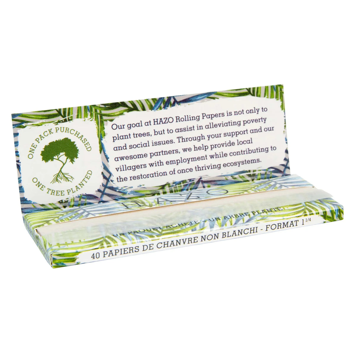 Hemp Rolling Papers 1 1/4" from HAZO