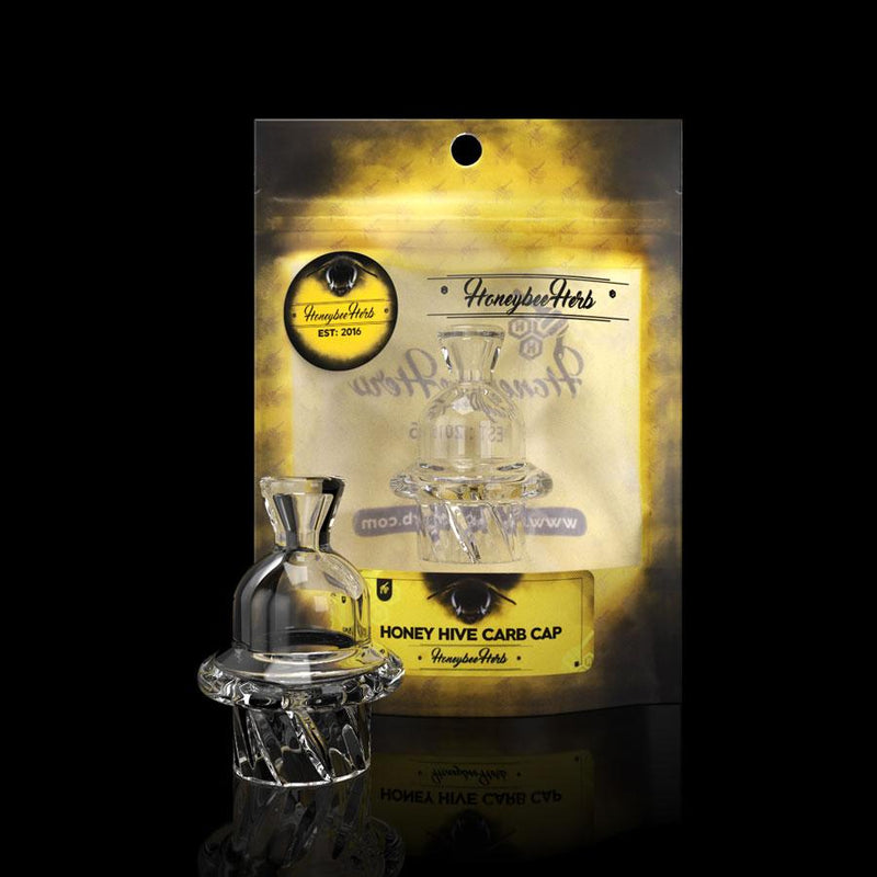 Honey Hive Carb Cap for shatter from Honeybee Herb in Packaging