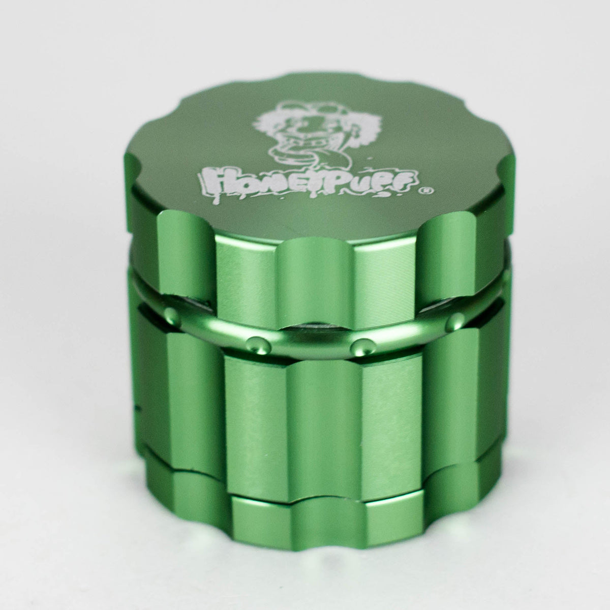 Honey Puff 4-Piece Metal Herb Grinder in Green