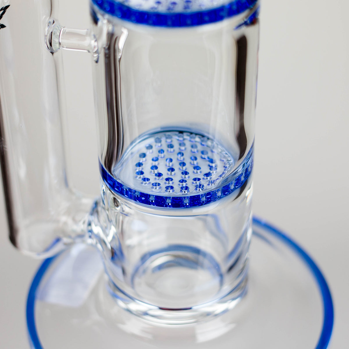Honeycomb Percolator in the GanjaVibes Double Disk Honeycomb Perc Bong