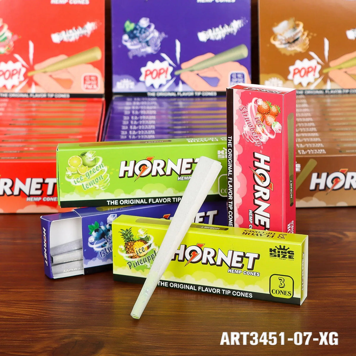 Hornet King-Size Flavored Pre Rolled Cones