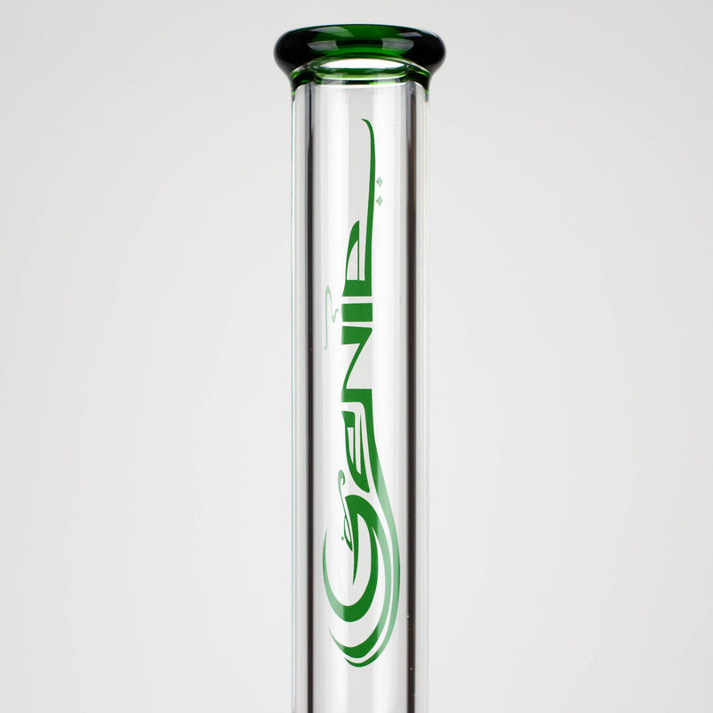 Glass Neck of the 24" Huge Beaker Bong With Tree Perc by GENIE Glass