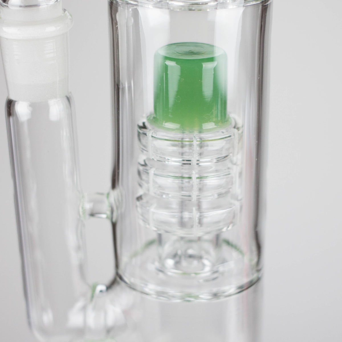 Huge Straight Tube Bong With Dual Percolators in 18 Inches
