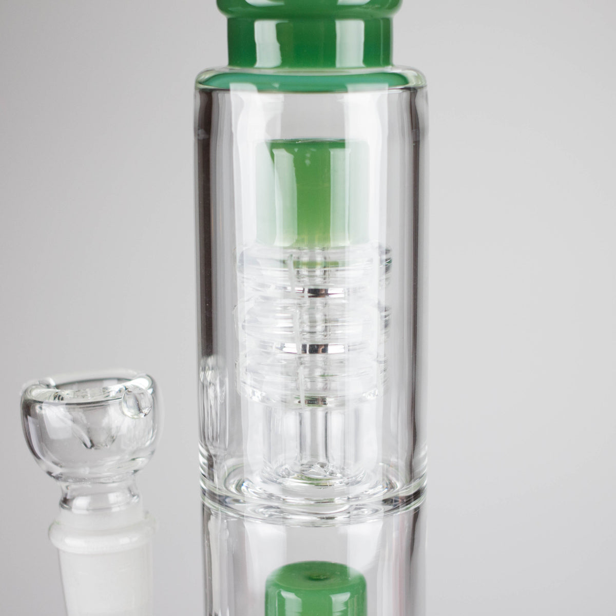 Huge Straight Tube Bong With Dual Percolators Online Canada
