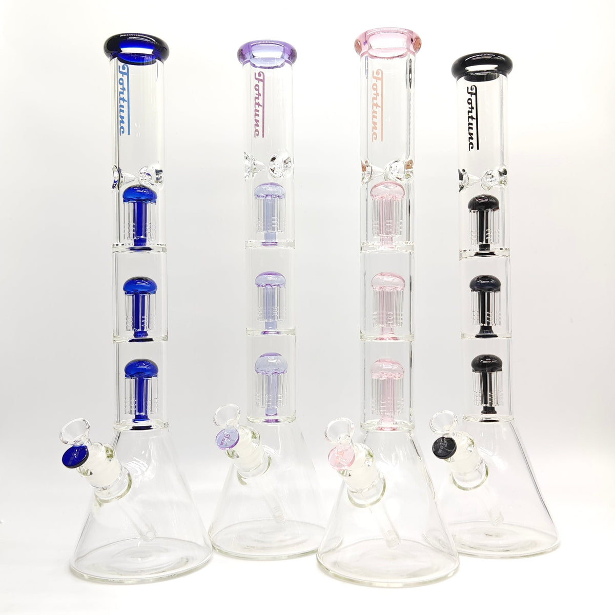 20" Huge Triple-Perc Beaker Bong from Fortune