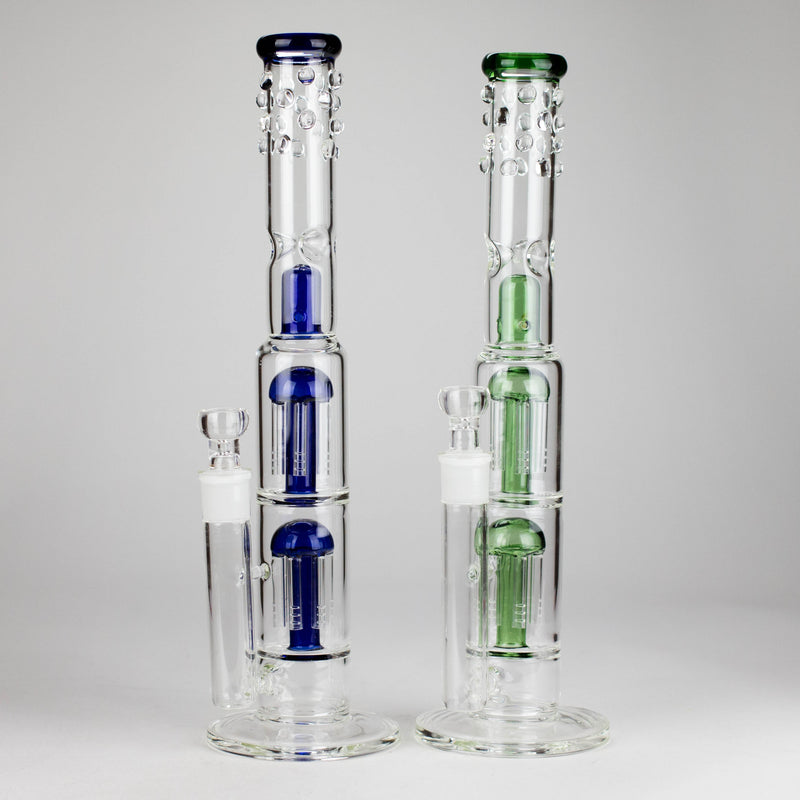 Huge Triple-Perc Straight Tube Bong Online
