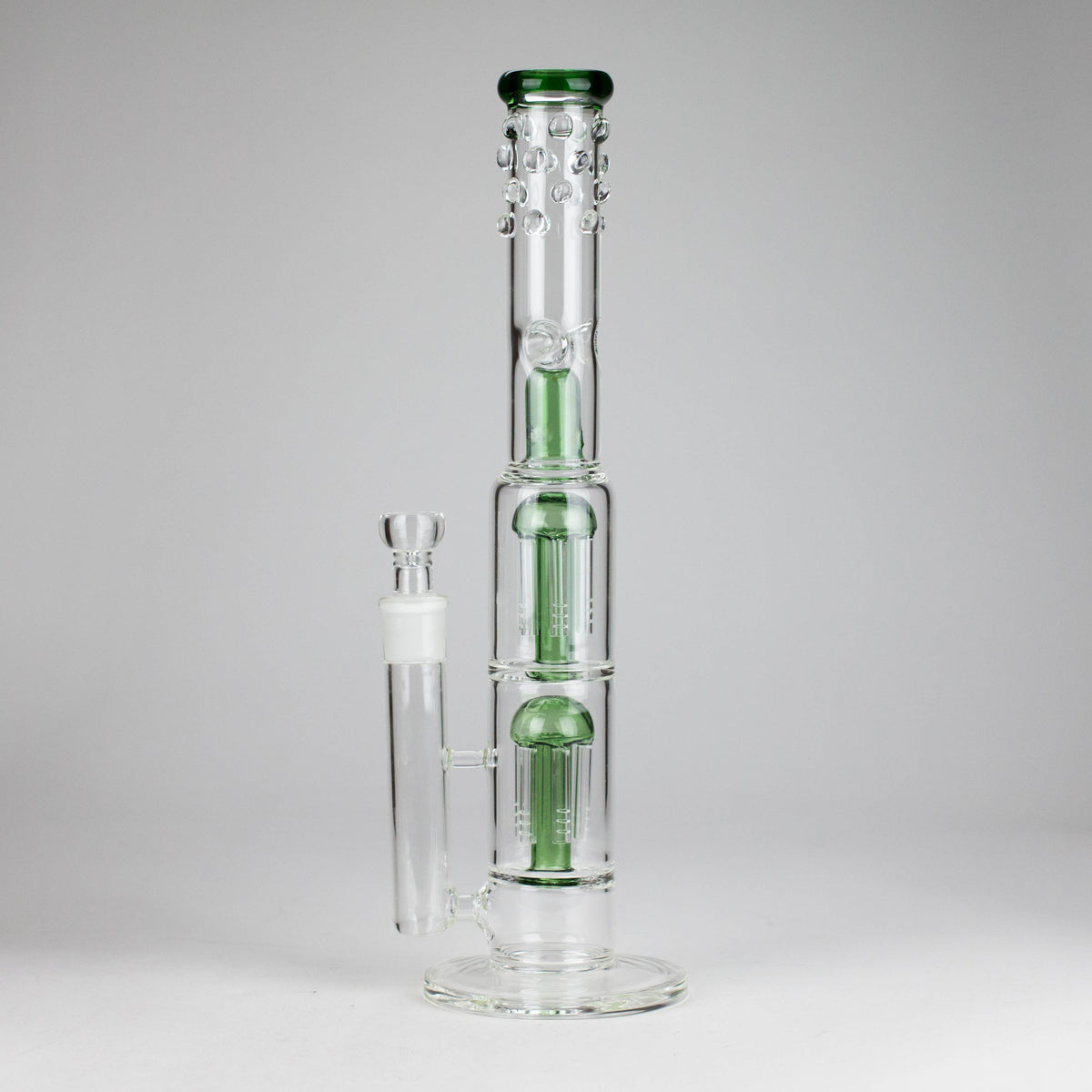 Huge Triple-Perc Straight Tube Bong