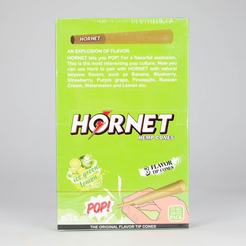 Hornet King-Size Flavored Pre Rolled Cones in Ice Green Lemon