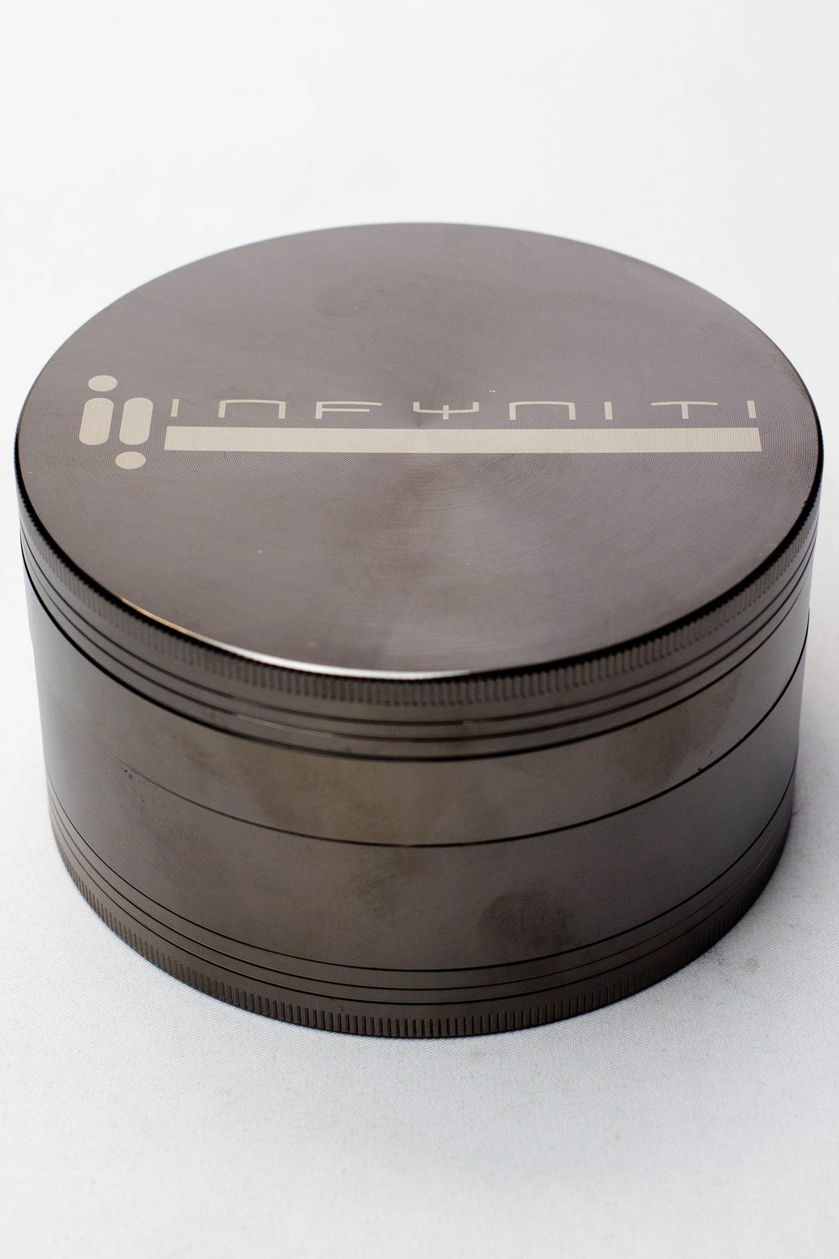 Infyniti 4-Piece Huge Herb Grinder in Gun Metal