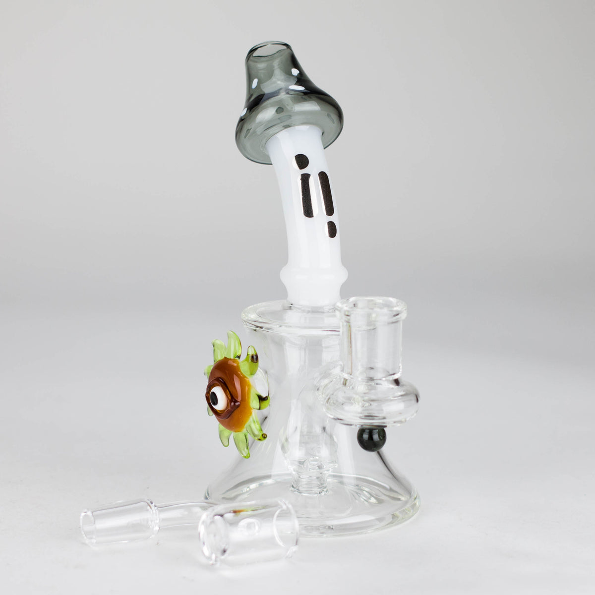 Small Mushroom Dab Rig With Diffuser from Infyniti Glass