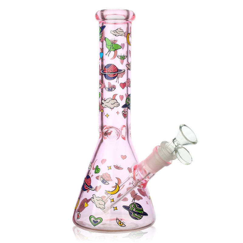 Interstellar Beaker Bong in Pink