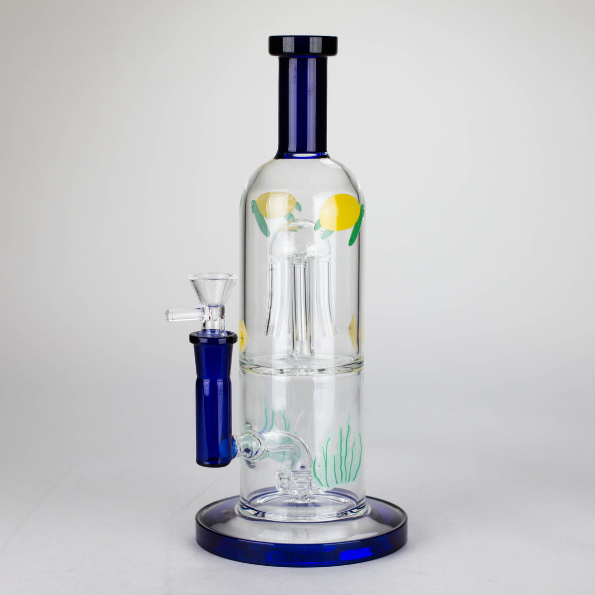 10 Inch Island Vibes Bong With Jellyfish Perc