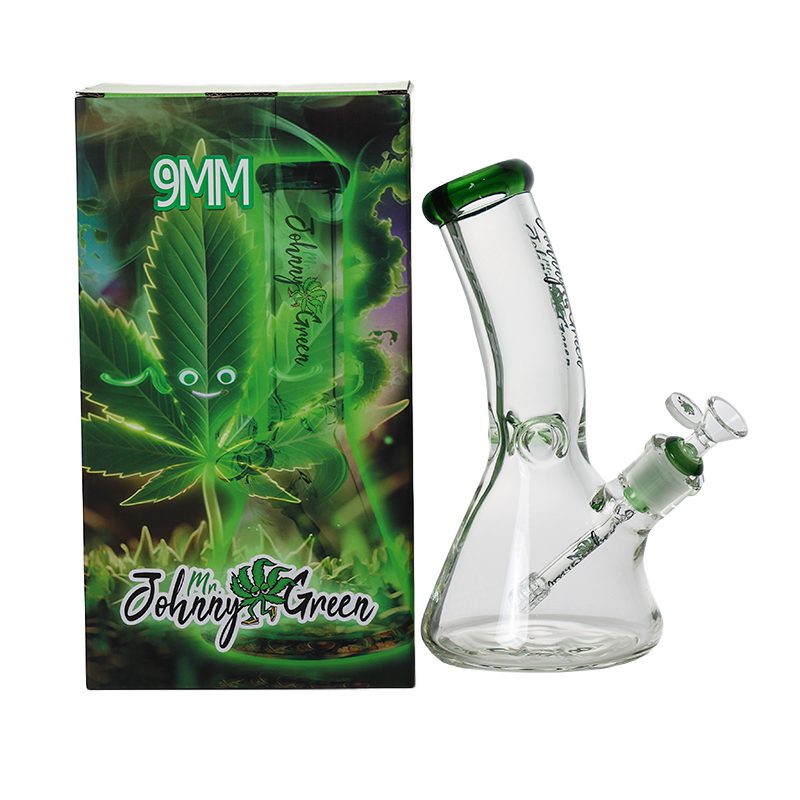 Johnny Green Thick Mini Bong with Packaging