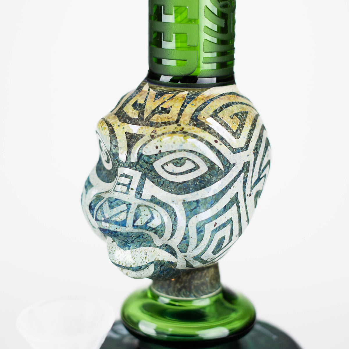 Totem Body Design of the 10 Inch Jumano Tribe Perc Bong 