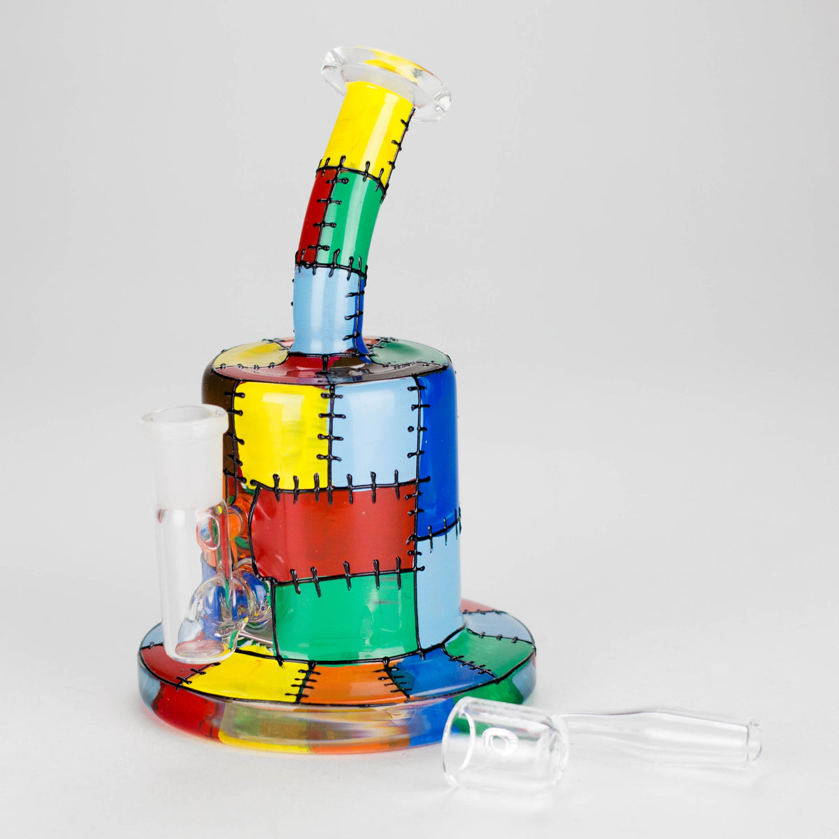 6 Inch Mini Dab Rig With Inline Percolator from Karma