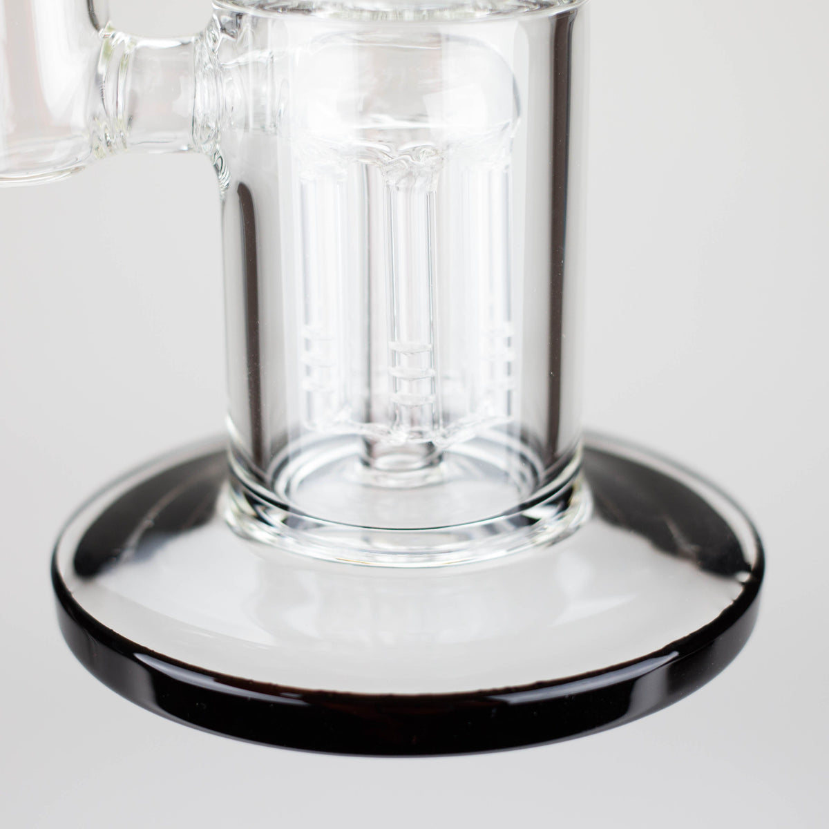 Glass Base of the Karma 11-Inch Dual Tree Perc Bong