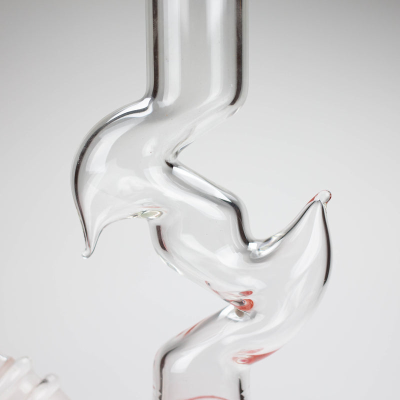 Glass Neck of the Kink Zong 10 Inch Beaker Bong 