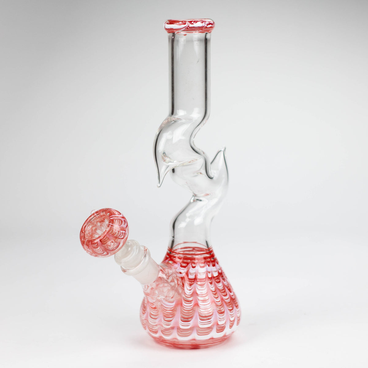 Kink Zong 10 Inch Beaker Bong in Red