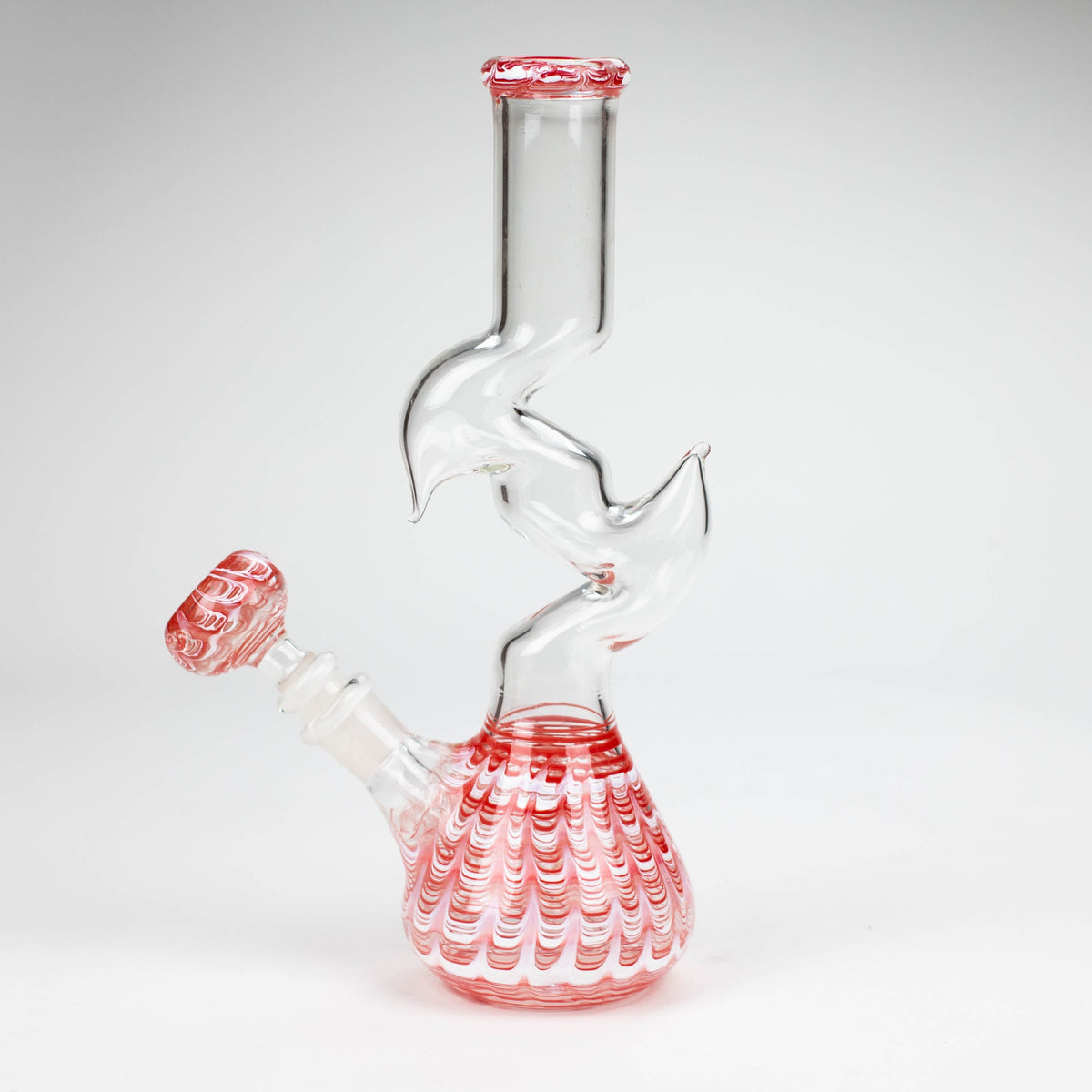 Kink Zong 10 Inch Red Beaker Bong 