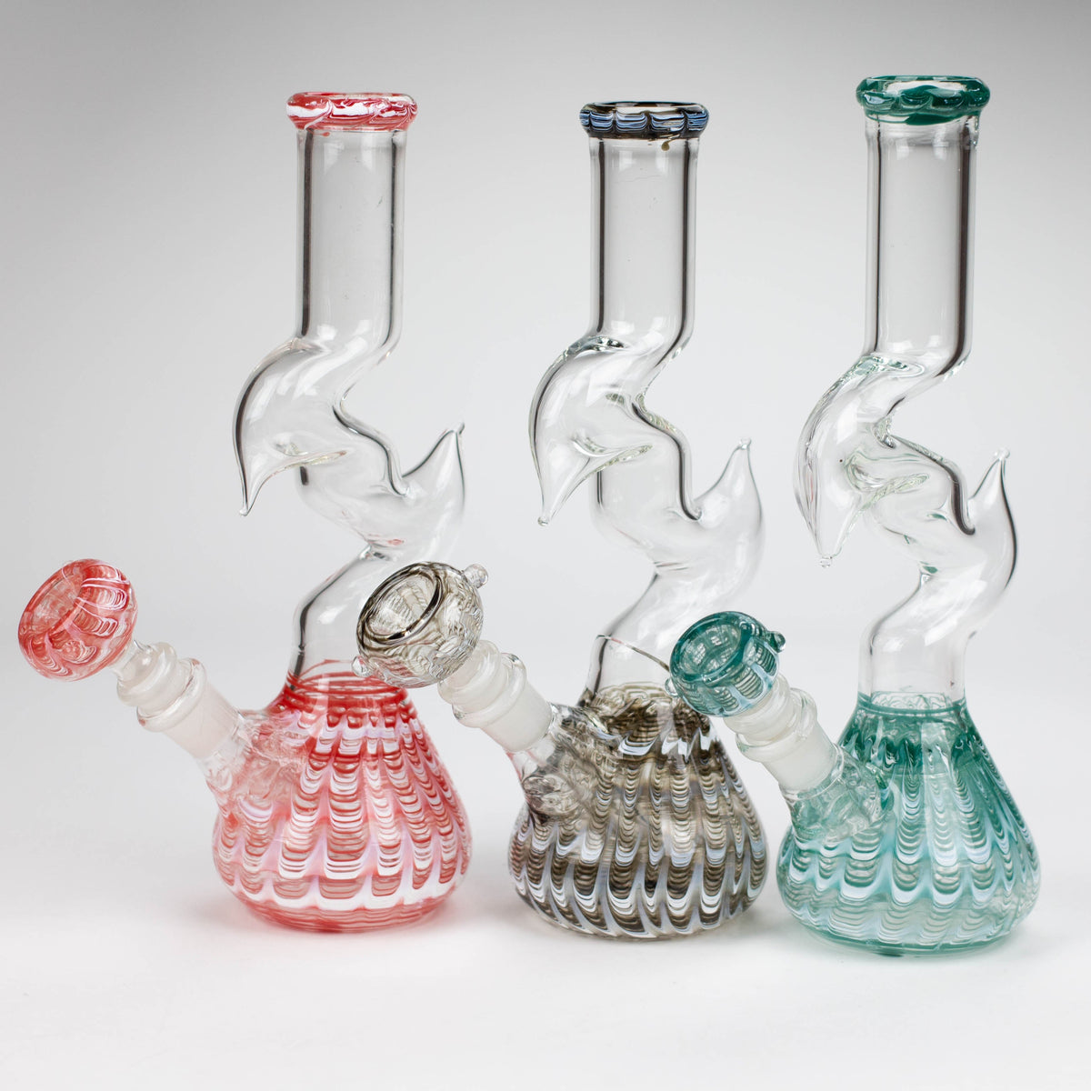 Three Kink Zong 10 Inch Beaker Bongs