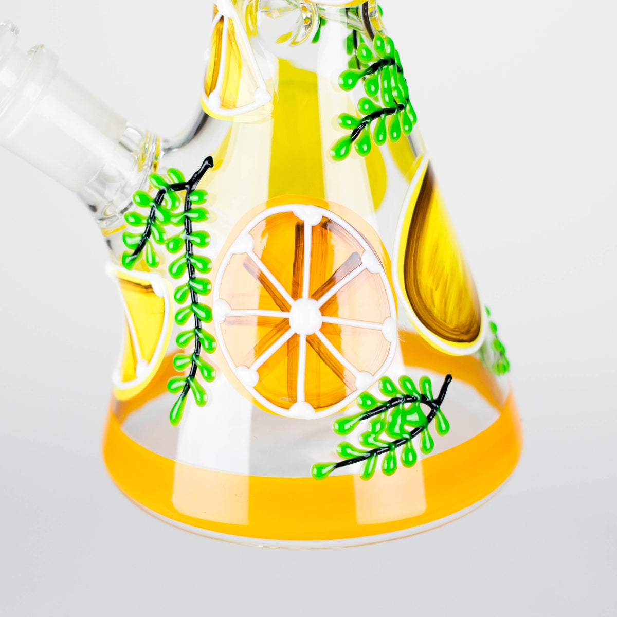 Glass Base of the 10-Inch Lemonade Beaker Bong 