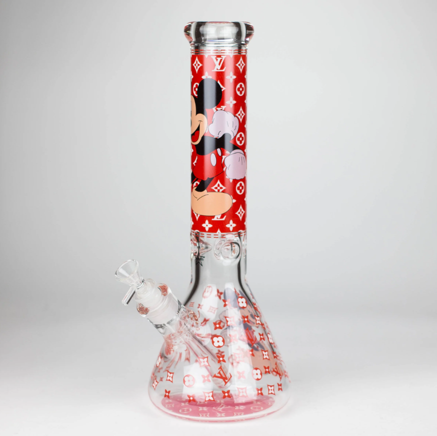 Mickey Mouse Bong in Red