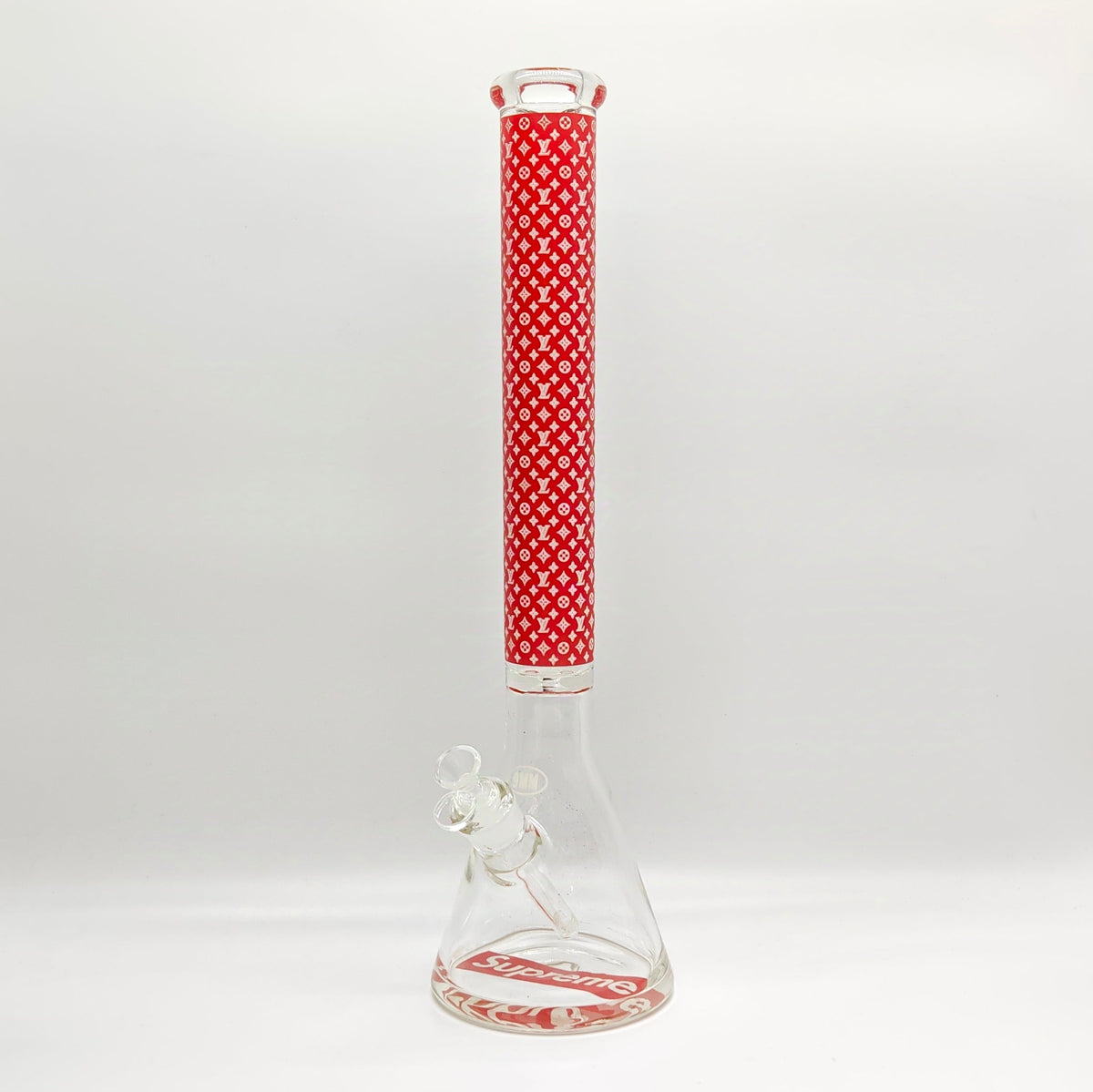 20 inch Supreme X LV Beaker Bong in Bright Red