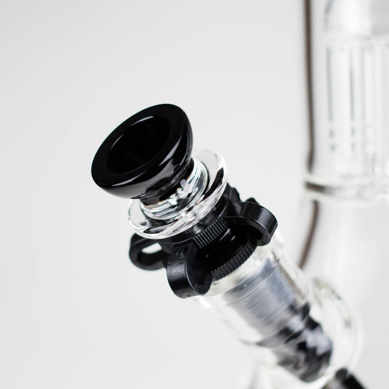 Medusa Huge Double Tree-Perc Beaker Bong Bowl Piece