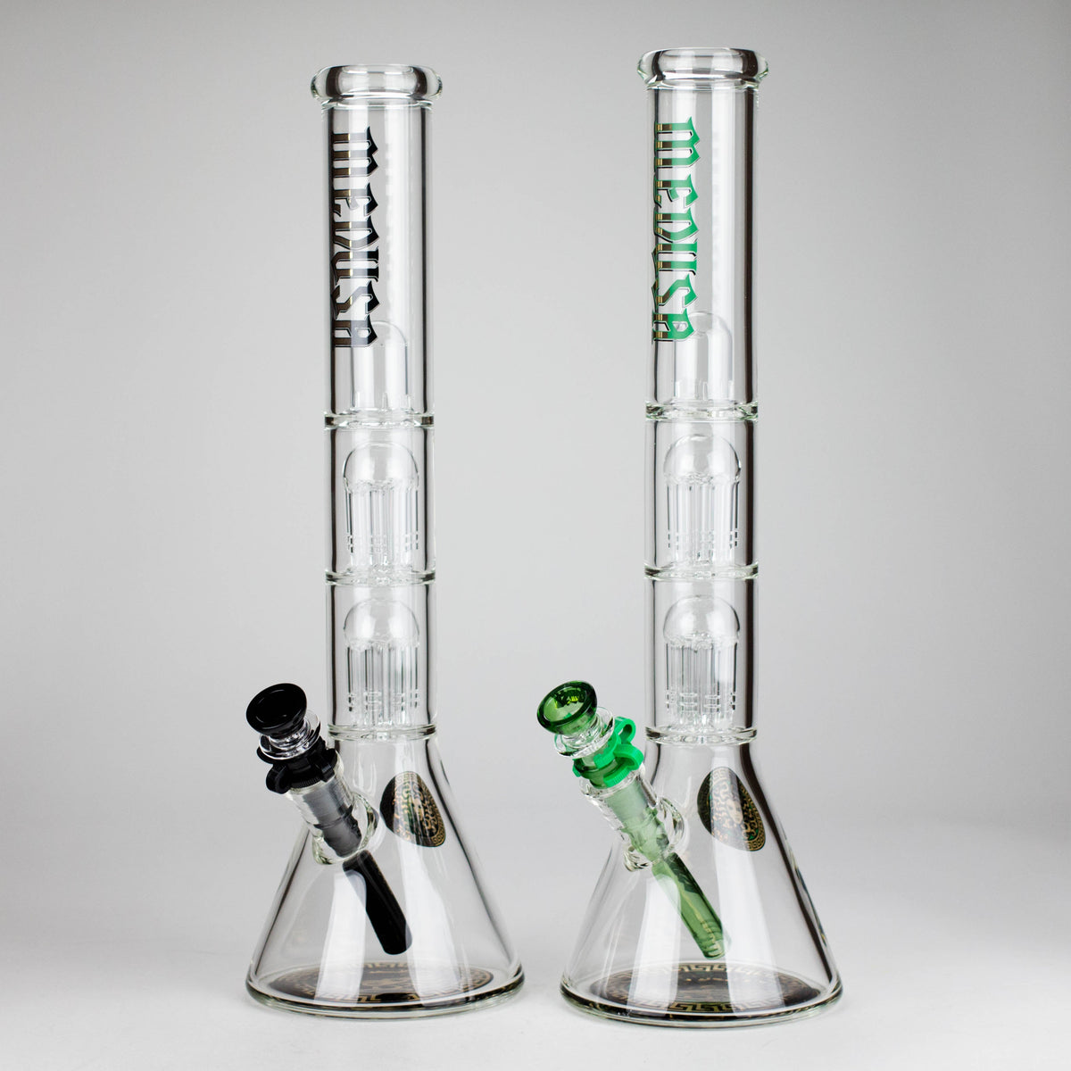 Medusa Huge Double Tree-Perc Beaker Bong