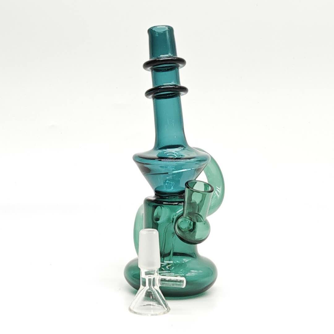 Mini Circ Perc Recycler Bong 