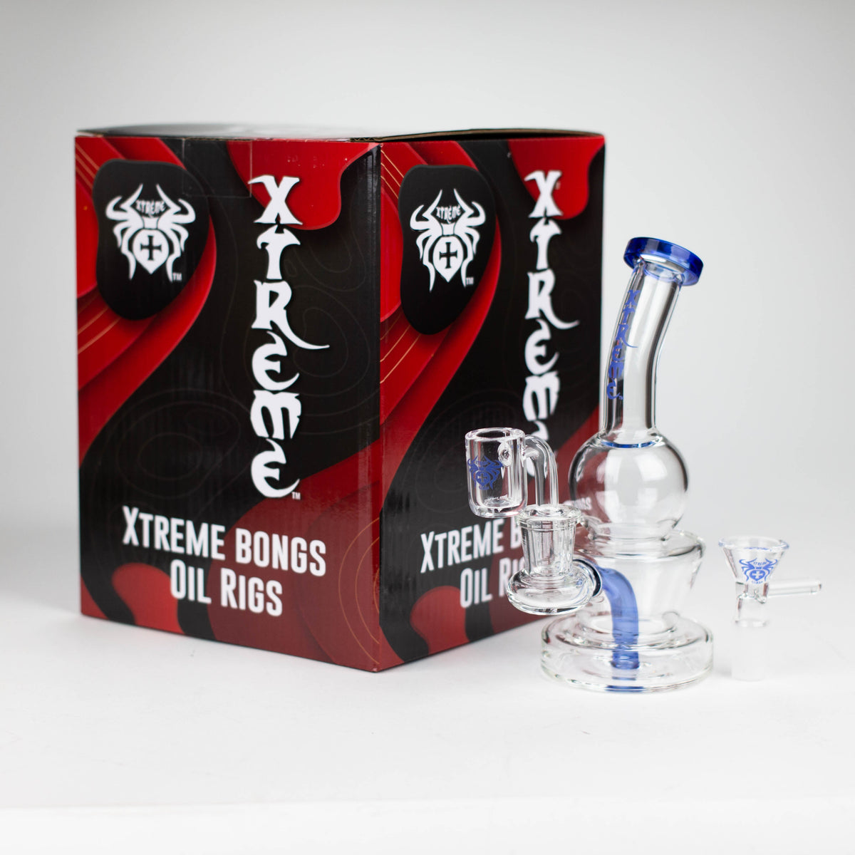 7 Inch Mini Dab Rig Hybrid with XTREME Packaging