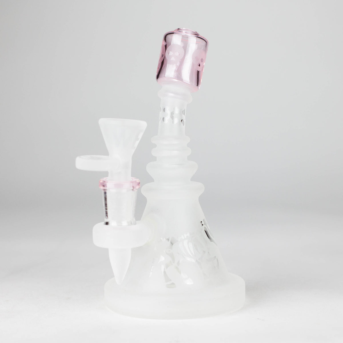 6 Inch Mini Ghost Bong in Pink