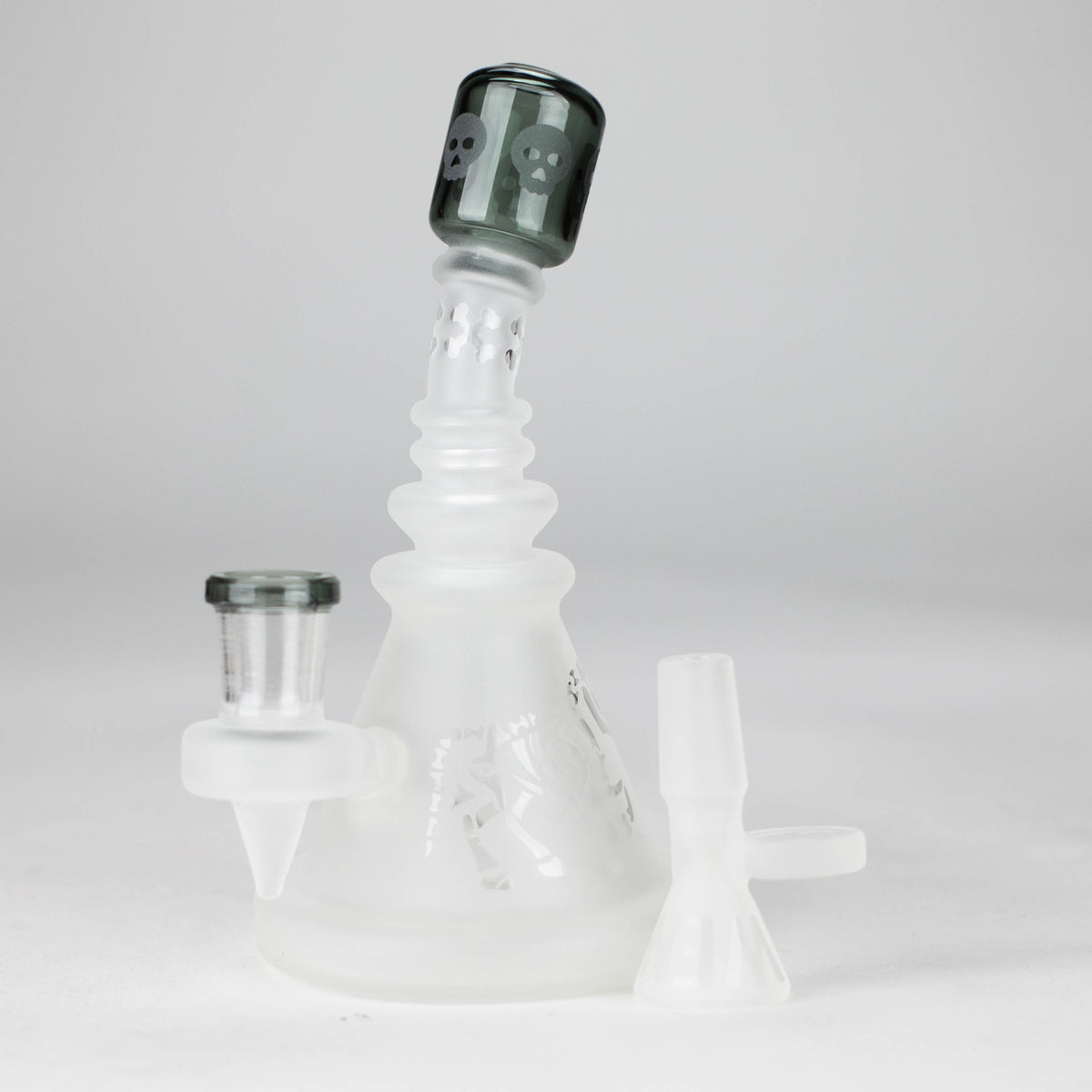 6 Inch Mini Ghost Bong with bowl piece