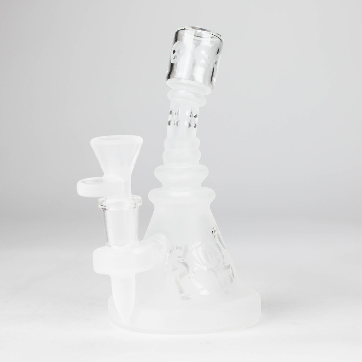 6 Inch Mini Ghost Bong in white