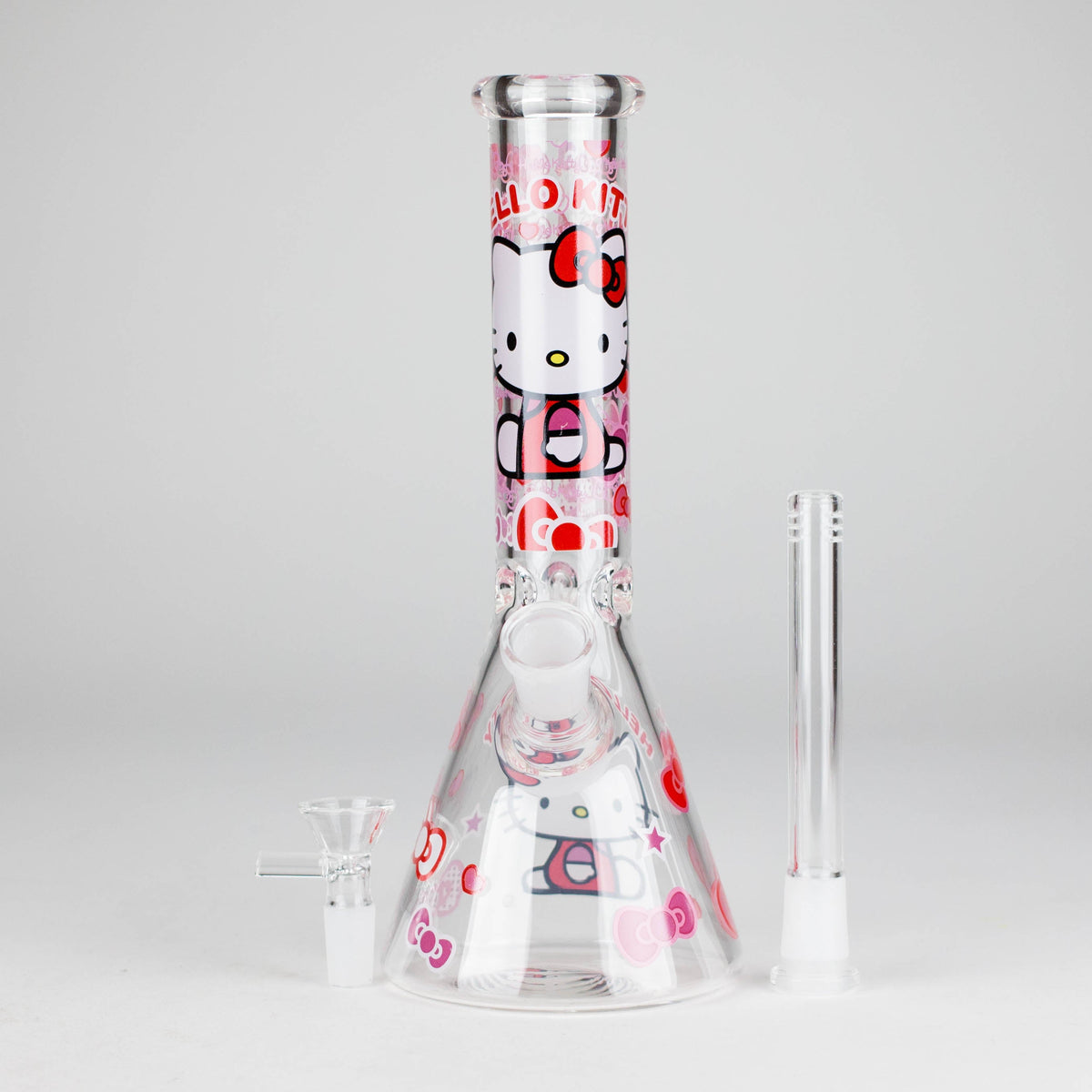 Mini Hello Kitty Bong with Bowl Piece and downstem