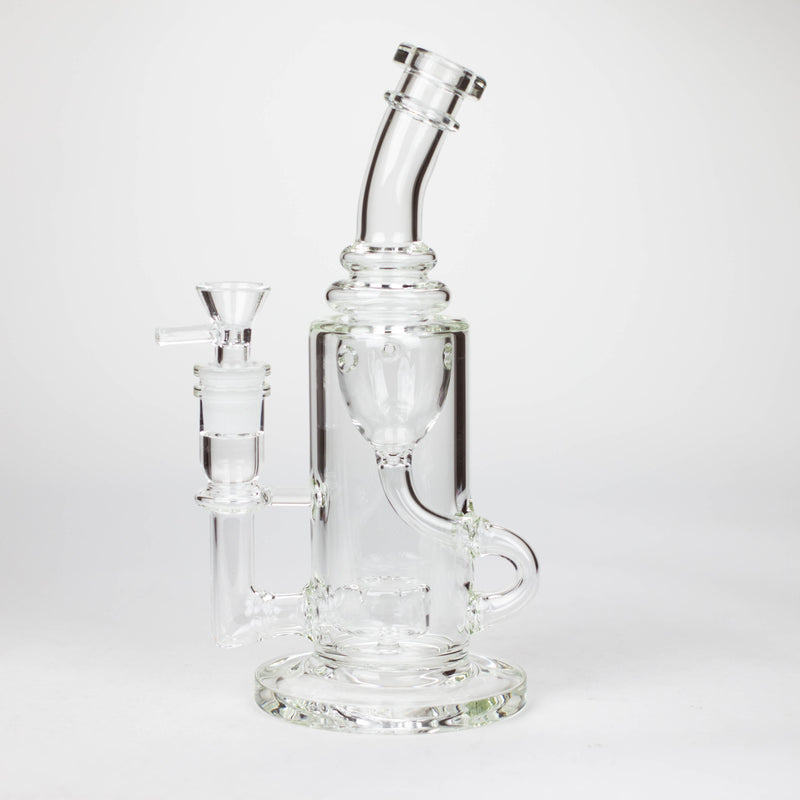 10 Inch Mini Recycler Bong with Tire Diffuser