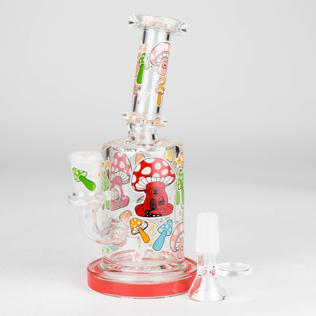 7 Inch Mini Shroom Bong With Percolator