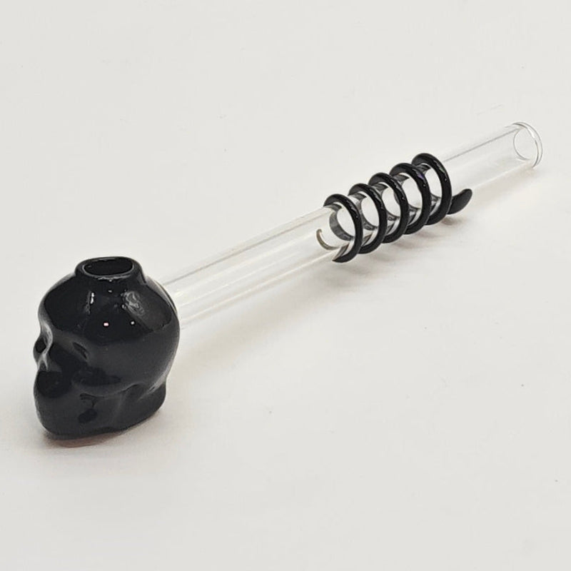 Mini Skull Oil Pipe in Black