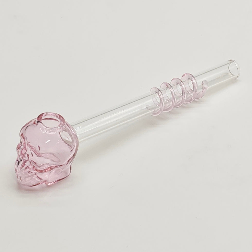 Mini Skull Oil Pipe in Pink
