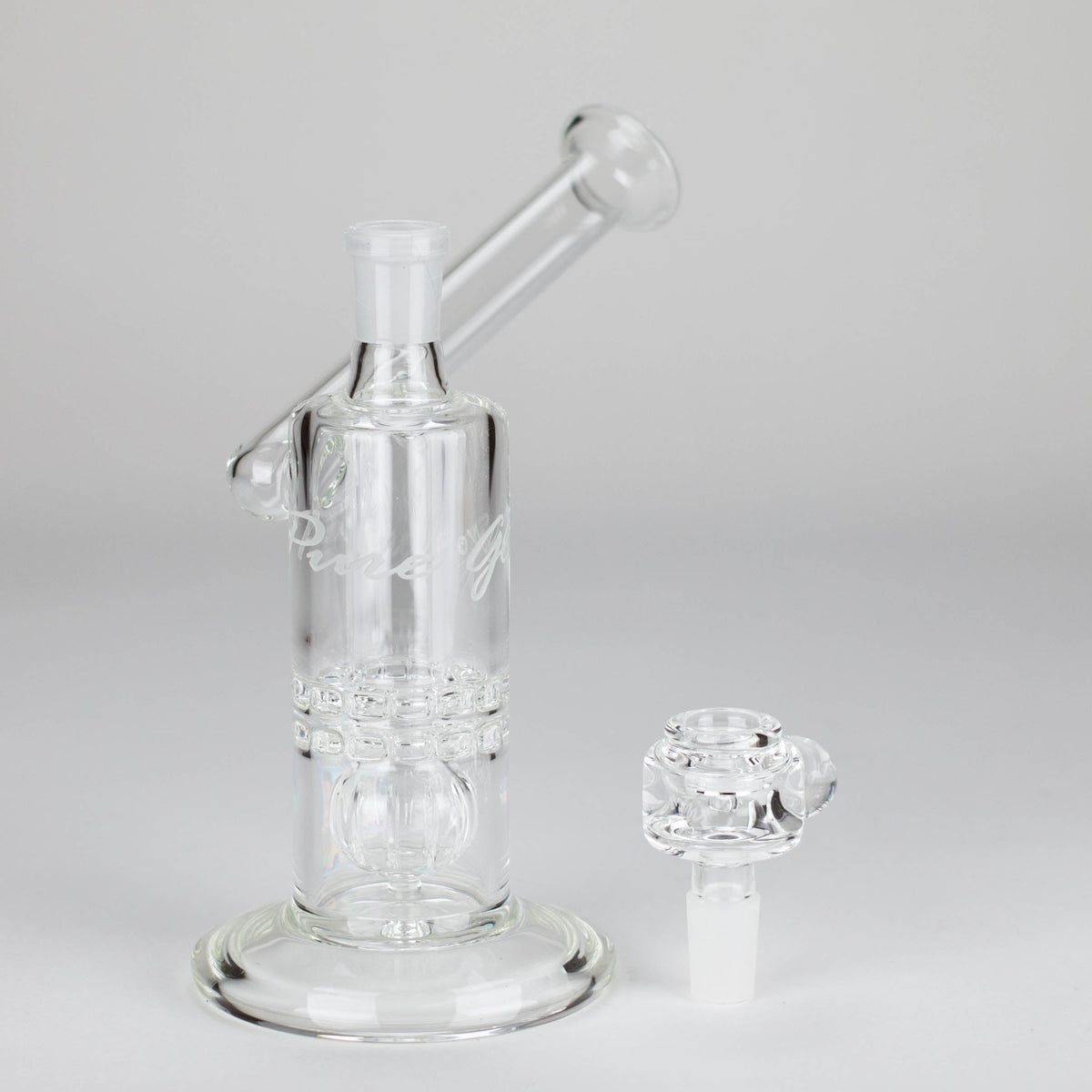 Pure Glass Mini Triple Perc Bong