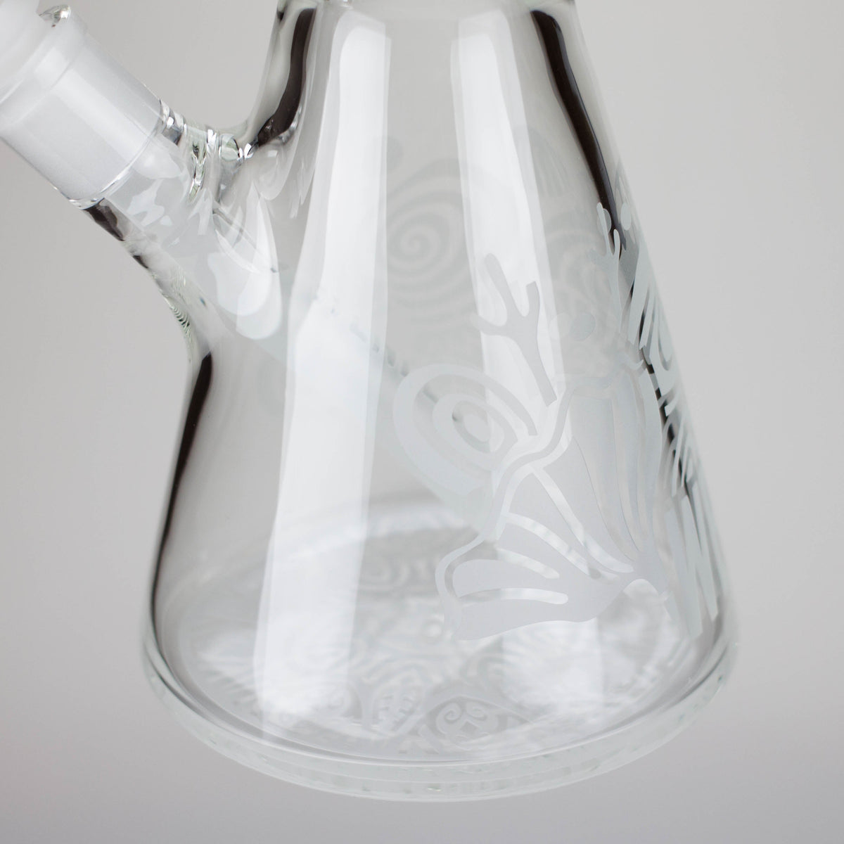 Glass Base of the 16 Inch Mushroom Forest Beaker Bong from WENEED Glass