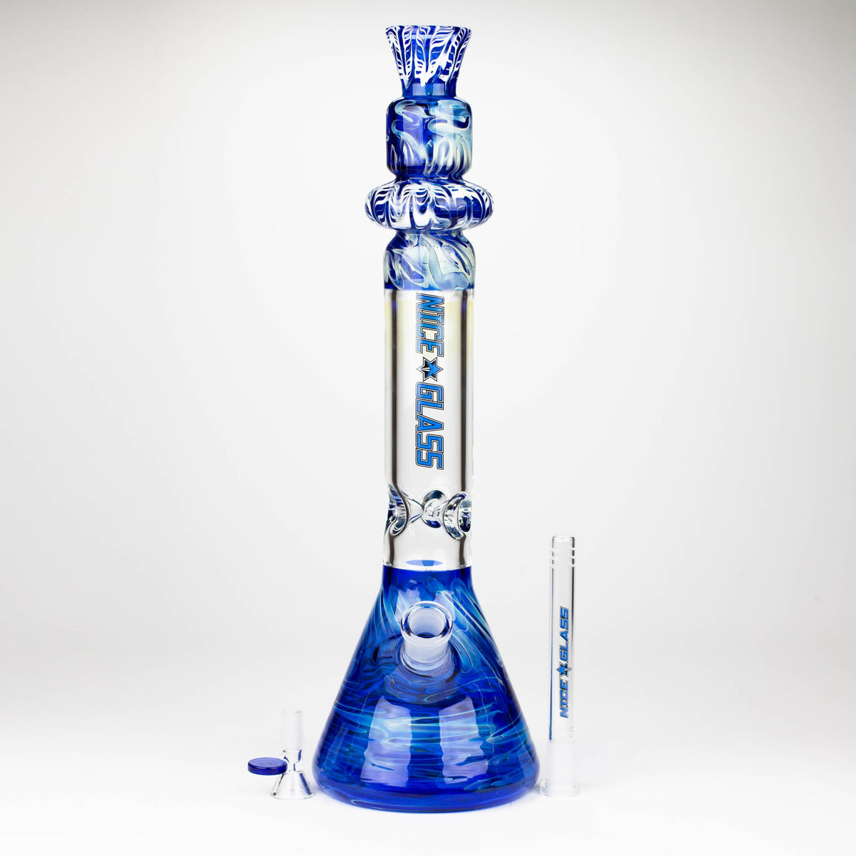 Nice Glass 18 inch beautiful Glass Bong 