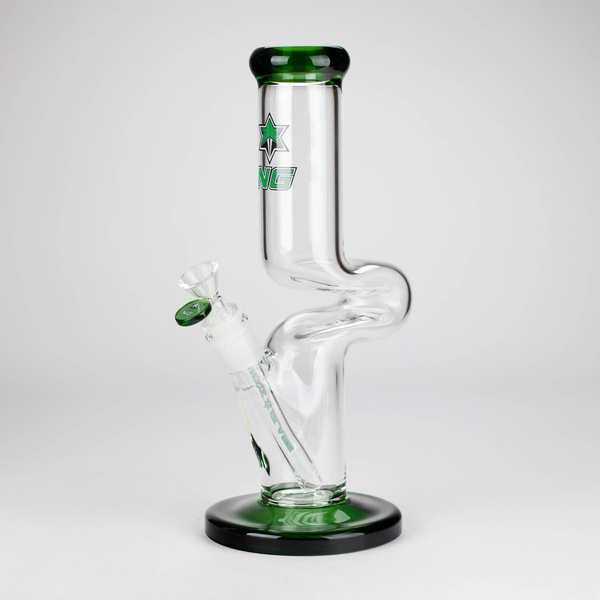 Nice Glass Zong Bong in Green