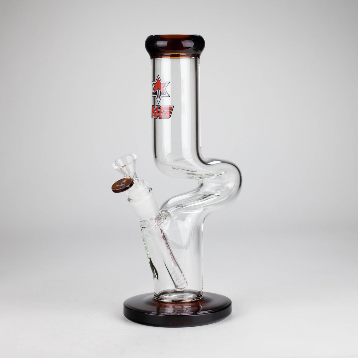Nice Glass Zong Bong in Red