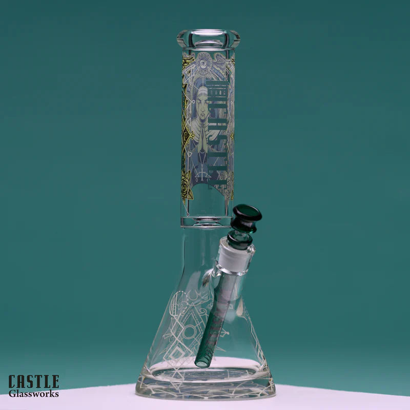 Occult Beaker Bong from Castle Glassworks