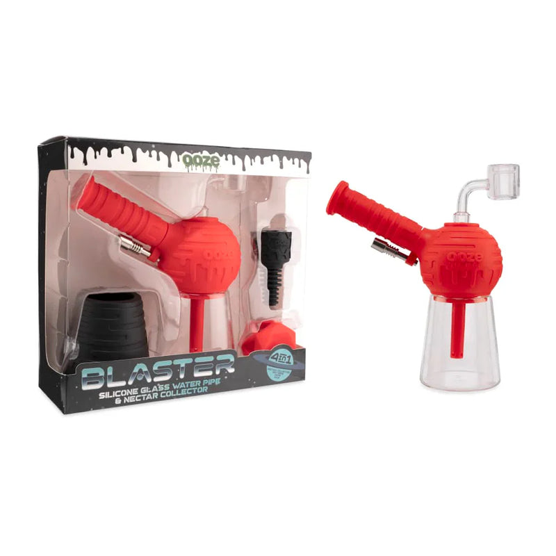 Ooze | Blaster - Silicone Glass Dab Rig Hybrid in Package