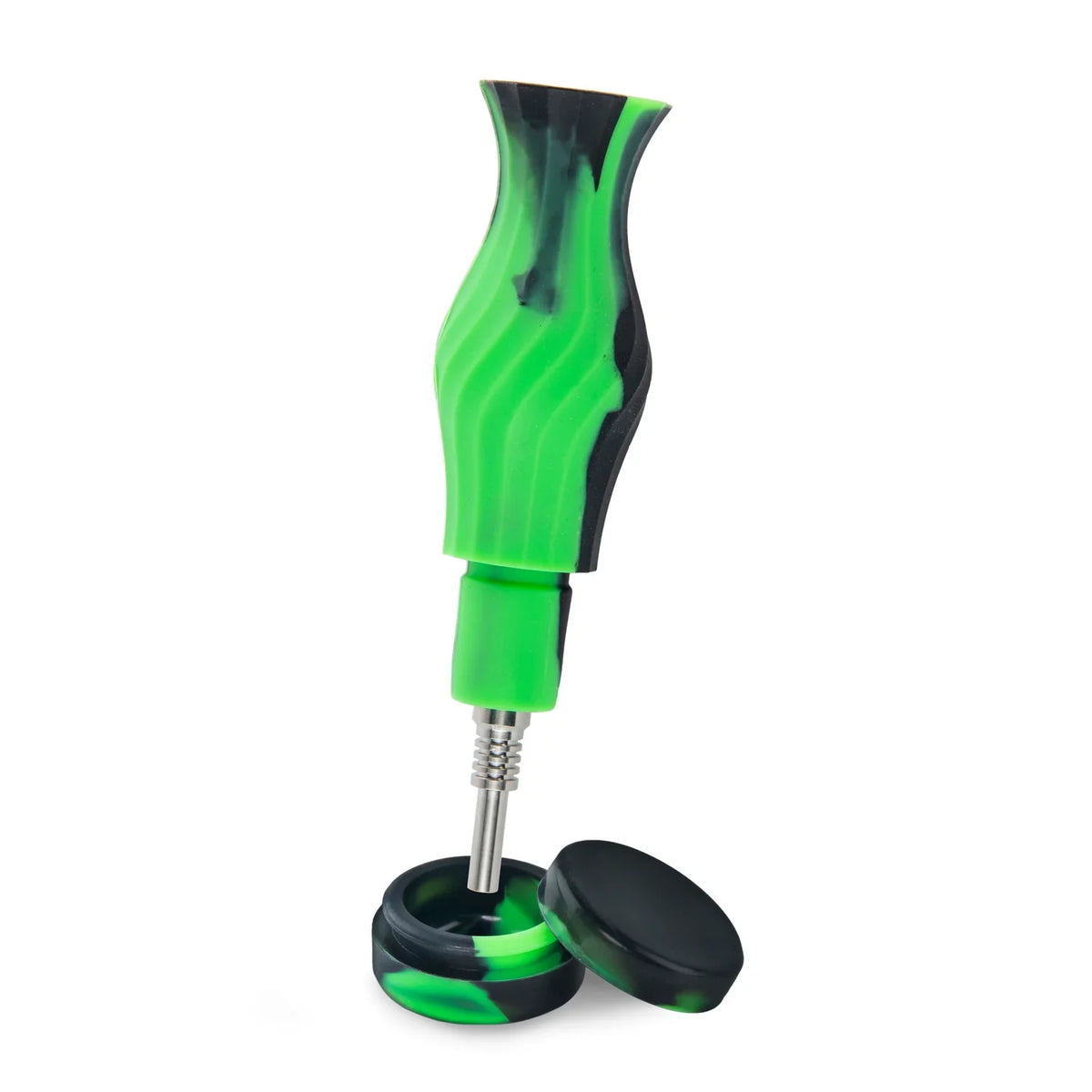 Dab Straw part of the Ooze Echo Silicone Dab Rig Hybrid kit