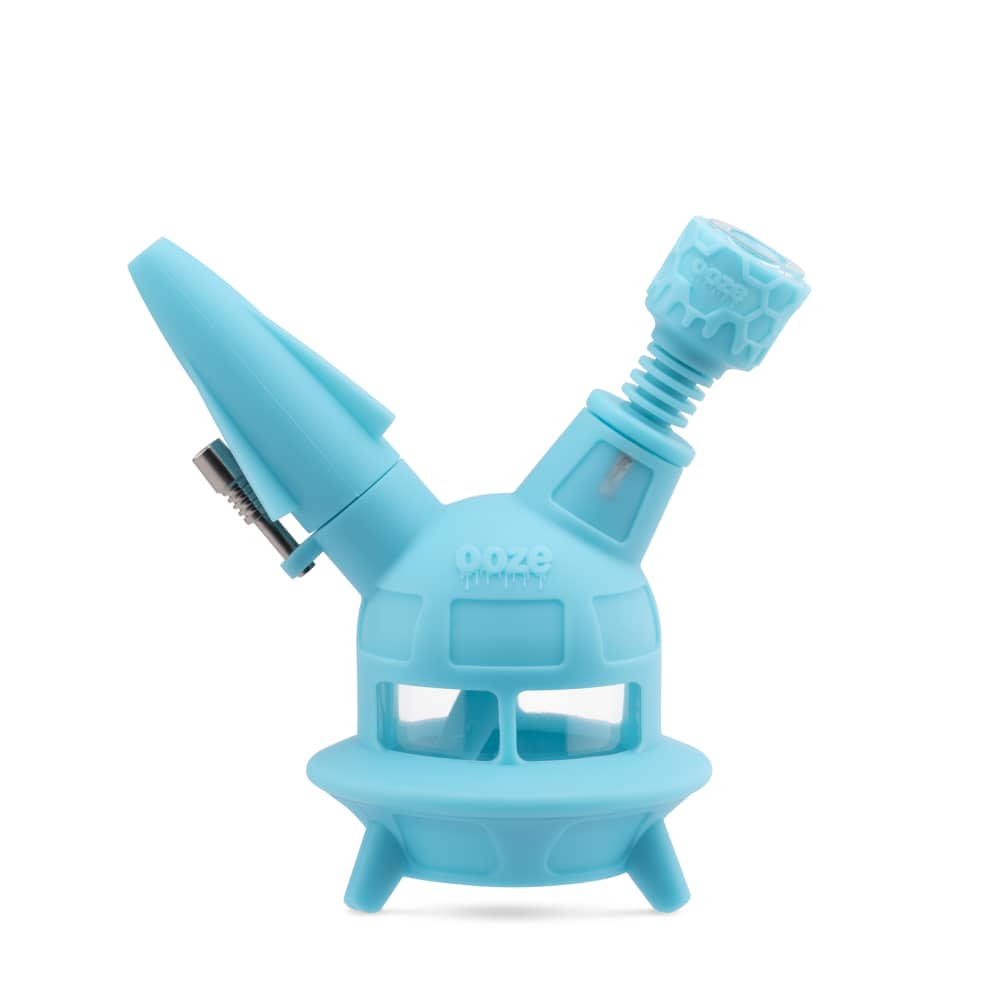 Ooze | UFO Silicone Dab Rig Hybrid in Blue