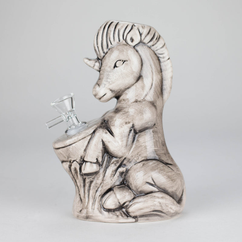 7 Inch Pegasus Ceramic Bong 