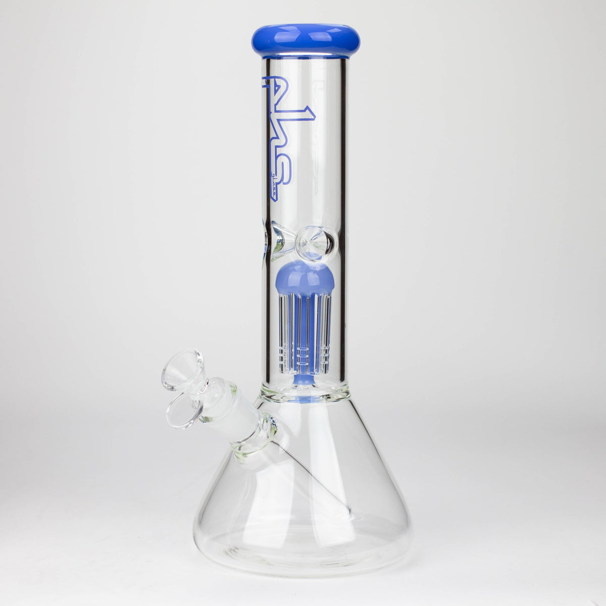 12 Inch Tree Arm Perc Beaker Bong by PHS in Blue